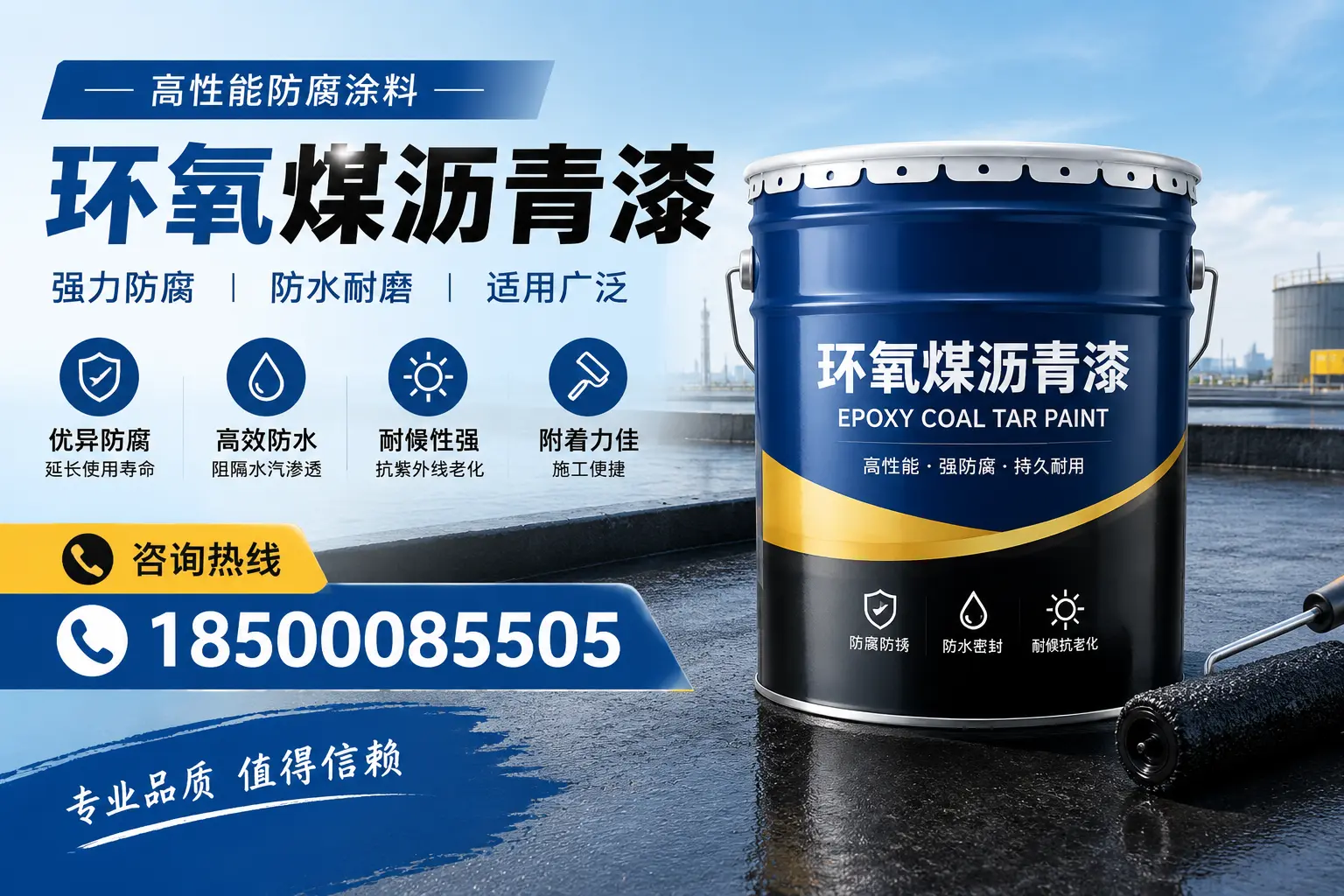 环氧煤沥青漆的主要成分与功能，河源用户深度了解